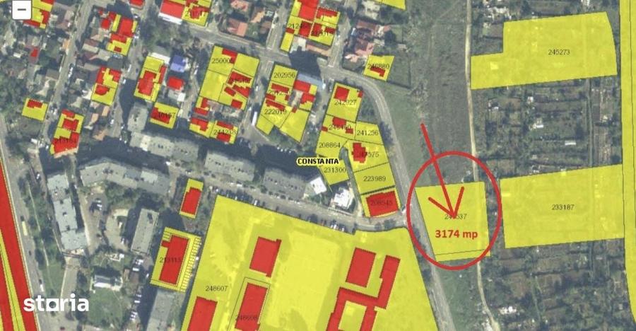 Teren 3174 mp Faleza Sud cu PUZ Aprobat + 6385 mp(total 9560 mp) - 1