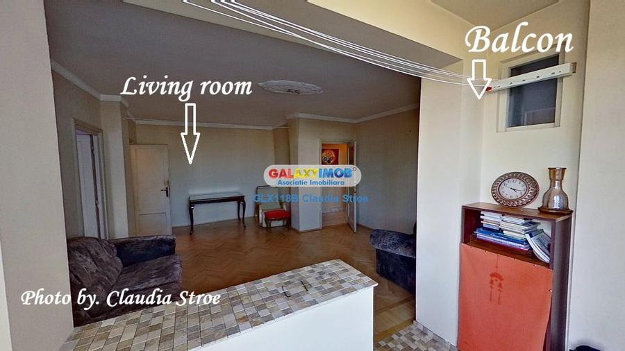Apartament cu 2 camere semidecomandat, mobilat în Romană