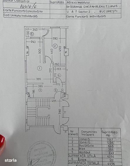 Apartament cu 2 camere în Doamna Ghica