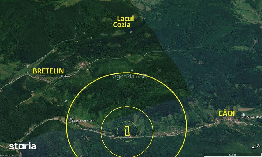 1.413mp extravilan Valea Ve?elului zona retrasa