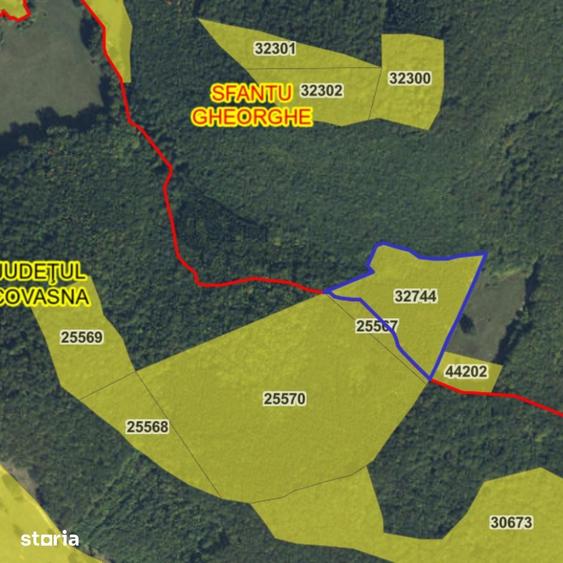 Teren de 208500 mp, în Central