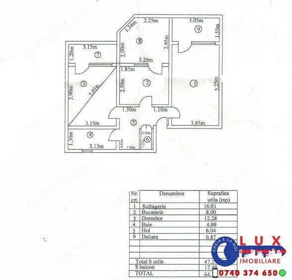 ID 20064 | Apartament 2 CAMERE - Str. 1848