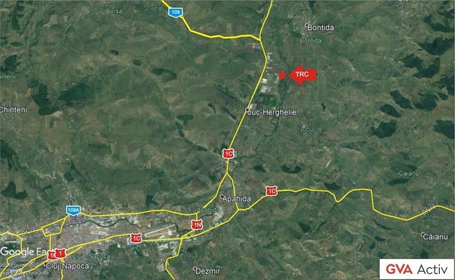 Spațiu industrial, de 31,300 mp, în Jucu
