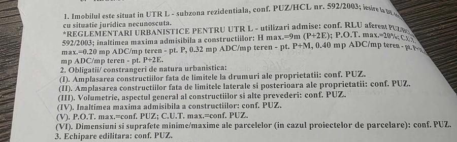 Teren de 800 mp, în Bârnova