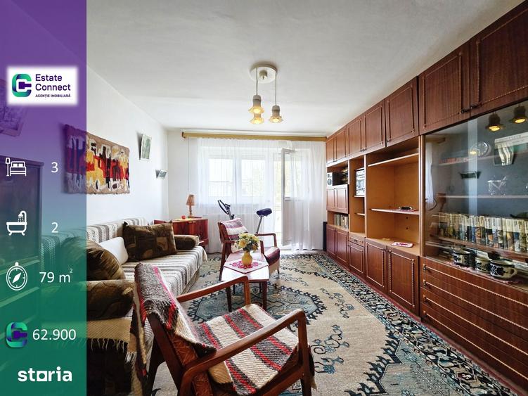 Apartament 3 camere decomandat cu centrala - Poetului - 8