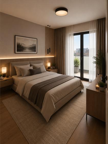 🔝 Penthouse finalizat 🌇Dezvoltator 0% comision-4 camere 🚇 Metrou Mihai Bravu - 24