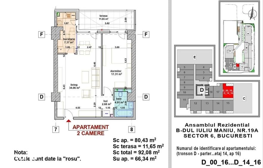 APARTAMENT 2 CAMERE SMART RESIDENCE LUJERULUI - PARCARE - ETAJ 10 - TE - 5