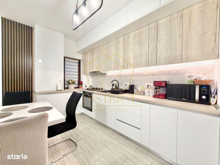 Apartament cu 3 camere mobilat si utlat, 70 mp utili, in Giroc la etaj - 9
