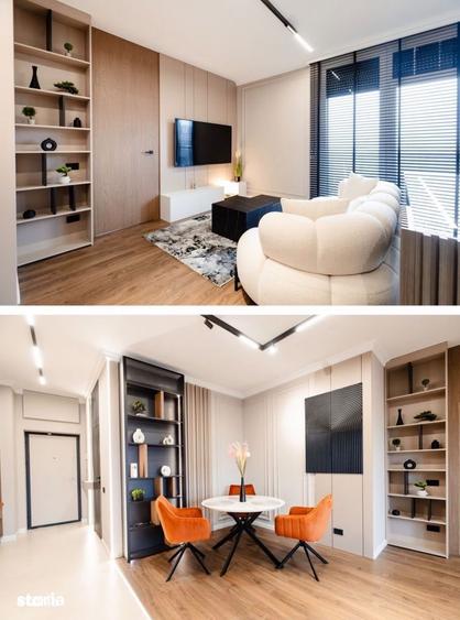 Apartament cu 2 camere, mobilat în 6 Vânători