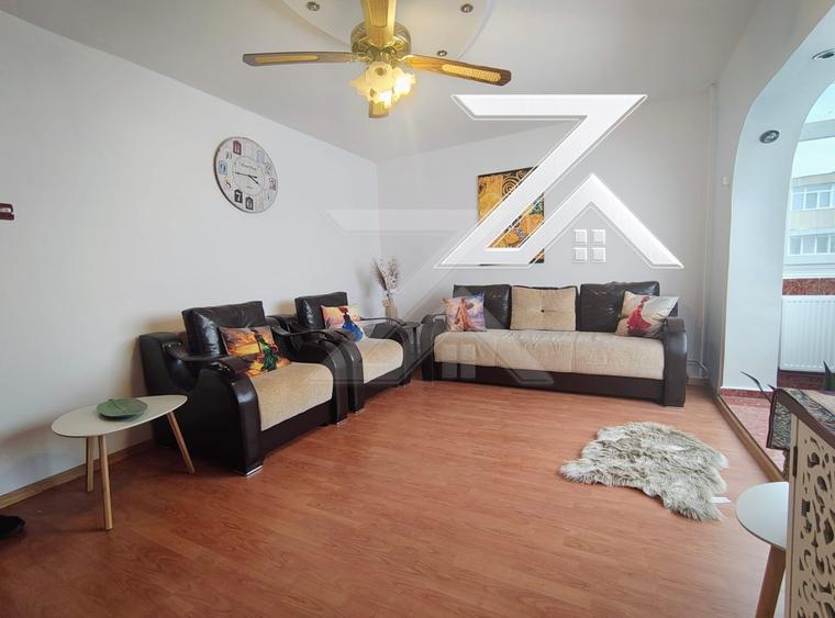 Apartament cu 3 camere decomandat, mobilat în Brestei