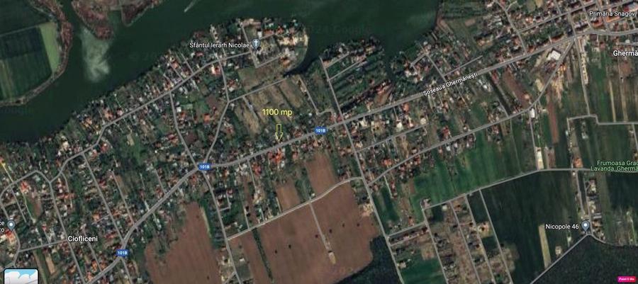 Teren Construcții intravilan de 1100 mp, în Ciofliceni