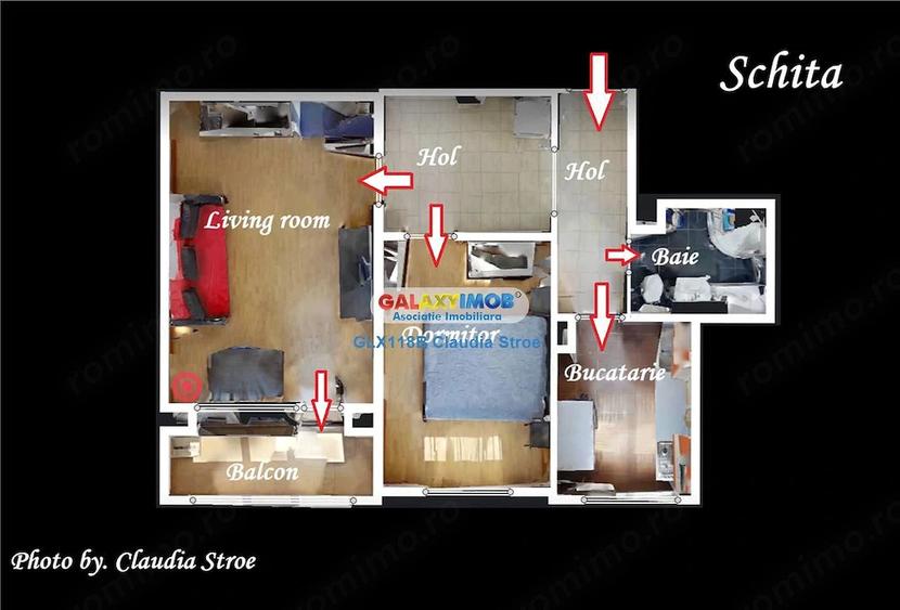 Apartament cu 2 camere decomandat în Dristor