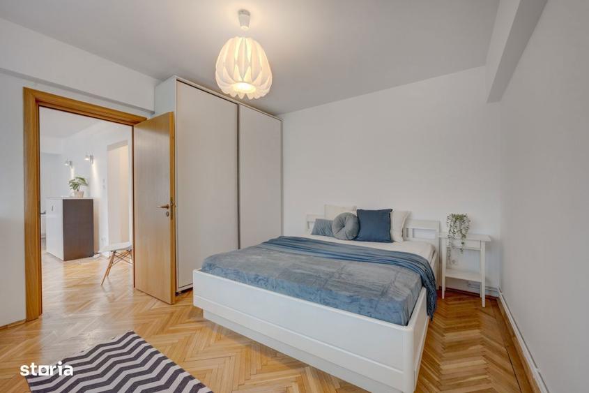 Apartament cu 3 camere, mobilat în Dorobanți