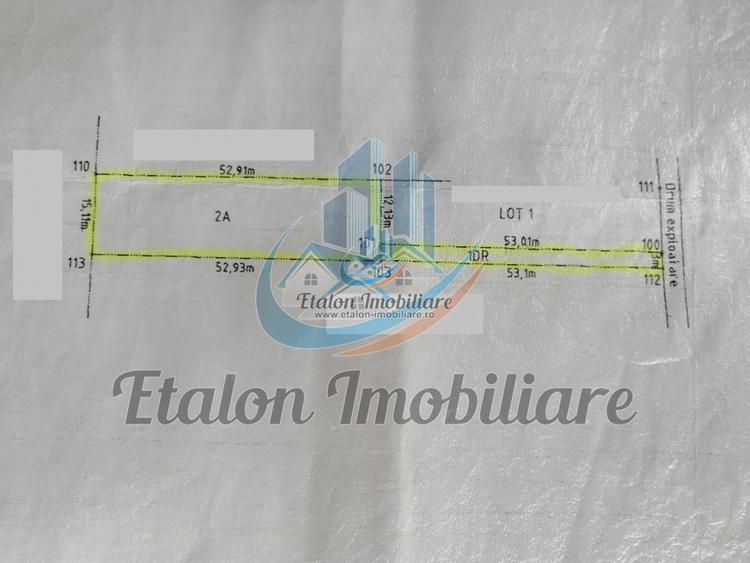 Teren Construcții intravilan de 960 mp, în Periferie