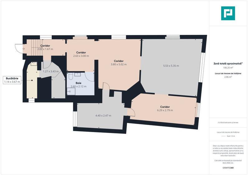 Apartament cu 3 camere, zona ultracentrala - 2