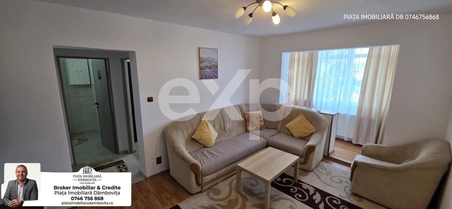 De închiriat: Apartament 3 camere semi-decomandat –Cartier Micro 9, Târgoviște - 1