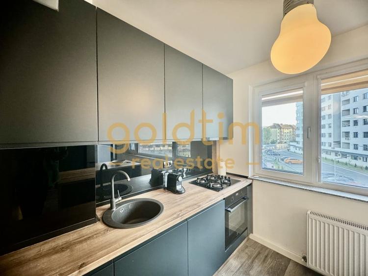 Apartament cu 2 camere semidecomandat, mobilat în Pipera