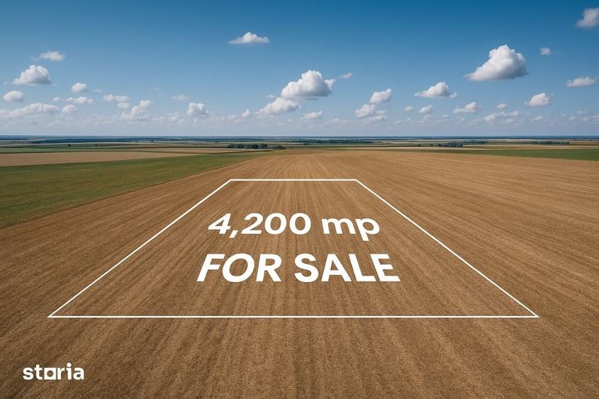 Teren de 4200 mp, în Daia Română