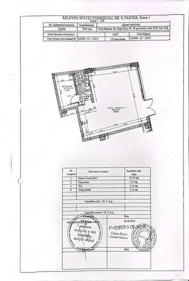 Spațiu comercial, de 130 mp, în Bună Ziua