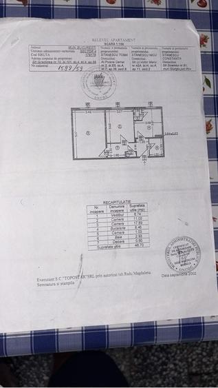 Apartament cu 2 camere decomandat în Central
