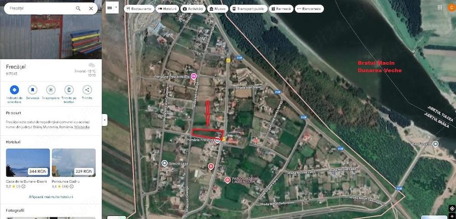 Teren intravilan 4000m2 - In centru - Deschidere la 3 strazi - 4