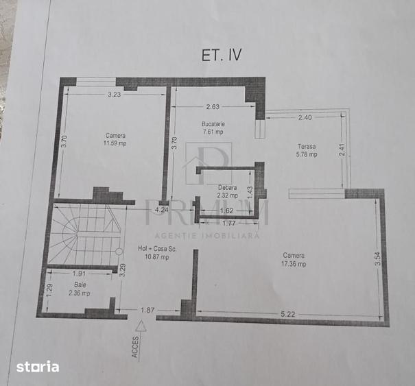 Apartament cu 5 camere decomandat în Lunei