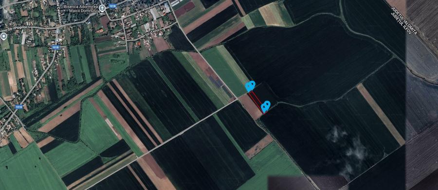 Teren agricol extravilan de 53211 mp, în Merii Petchii