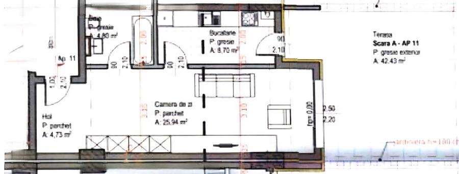 Apartament cu 2 camere semidecomandat în Gheorgheni