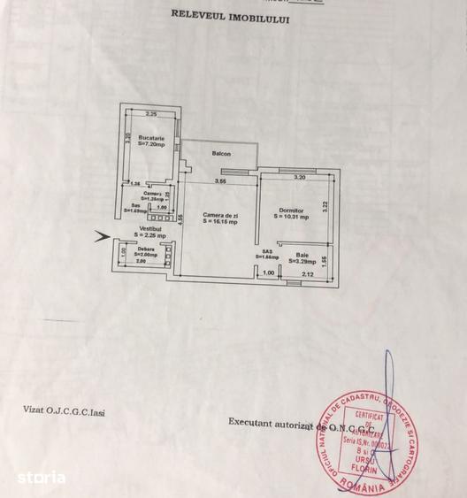 Apartament cu 2 camere în Central