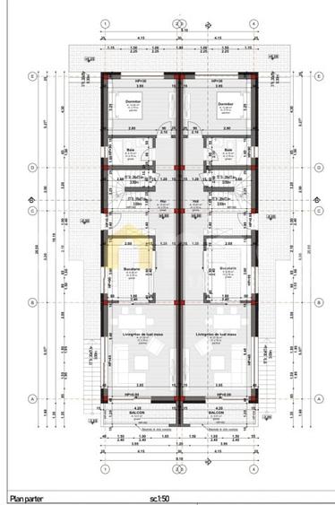 Duplex cu 4 camere cu Canalizare în Iris