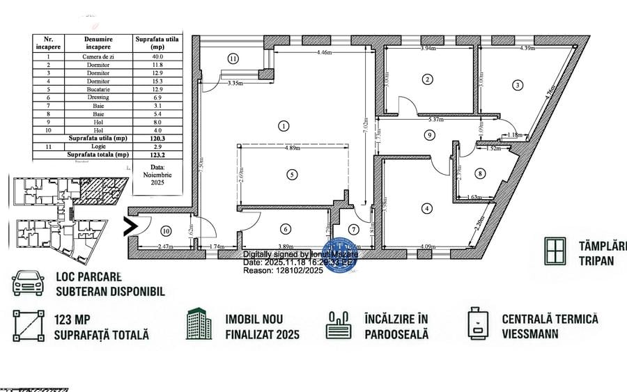 Apartament cu 4 camere decomandat în Timpuri Noi