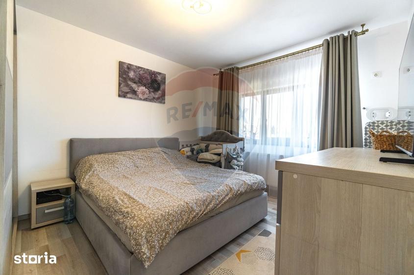 Apartament cu 2 camere decomandat, mobilat în Sânpetru