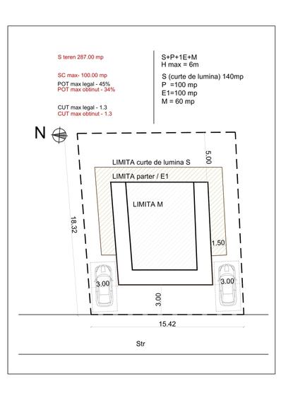 Teren Construcții intravilan de 287 mp, în Șoseaua Nordului