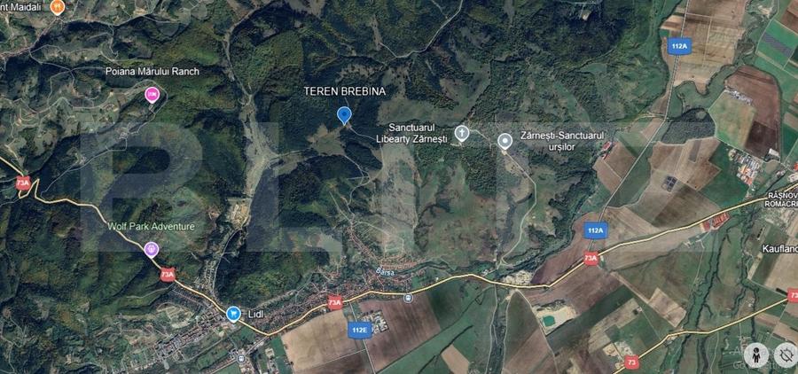Teren Construcții extravilan de 1861 mp, în Brebina