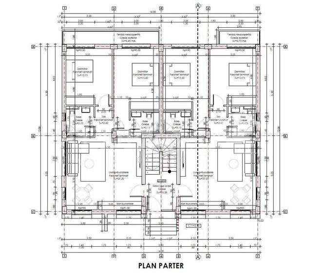 Apartament cu 3 camere în Ovidiu