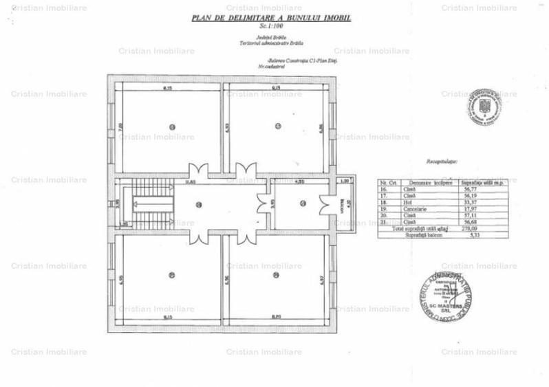 Casă cu 20 camere cu Canalizare în Central