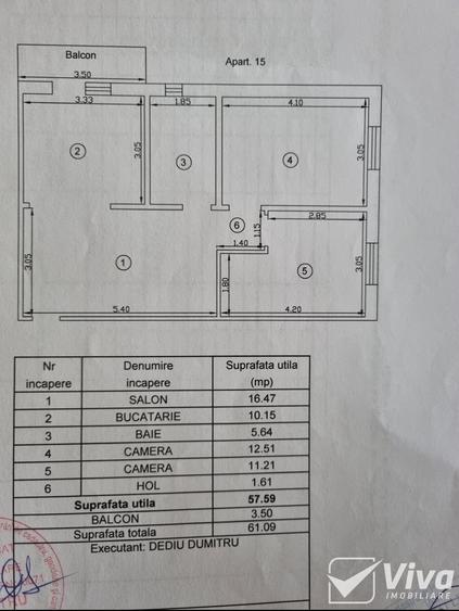 Atrium Valea Lupului – 3 Camere, Parcare, Mobilat și Utilat - 24
