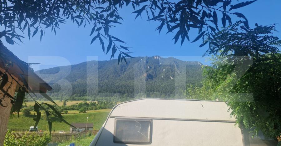 Teren Plaiul Foii, vedere spre muntii Bucegi si apa Barsa 10 - 7