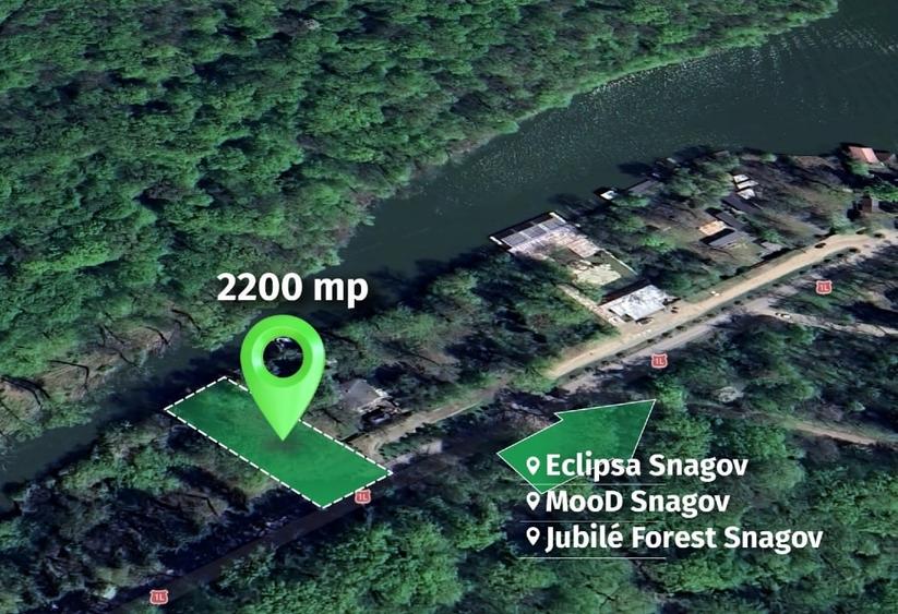 Teren cu amplasare premium si deschidere 40m la lacul Snagov - 1