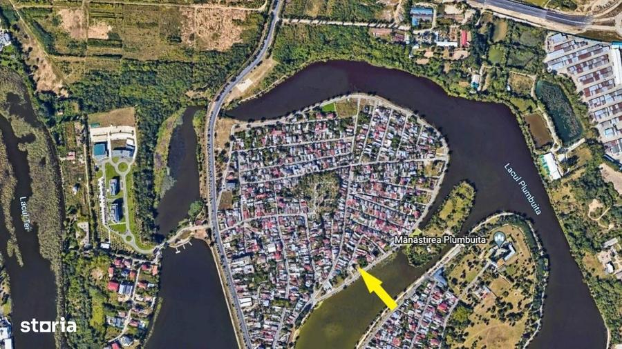 Teren 412 mp de inchiriat pe malul lacului Plumbuita I Doamna Ghica - 2