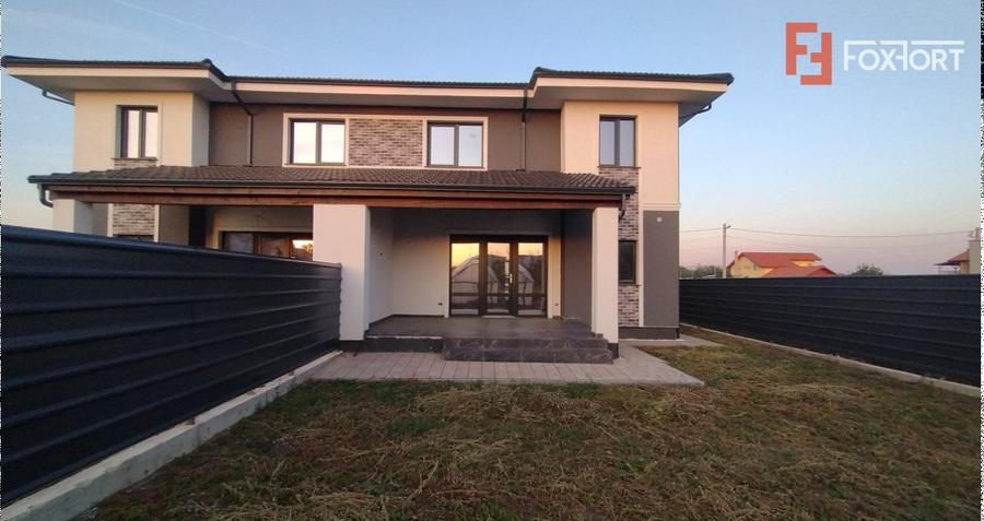 Duplex 5 camere, Becicherecu Mic - Garaj, terasa, Interior la Rosu - 4