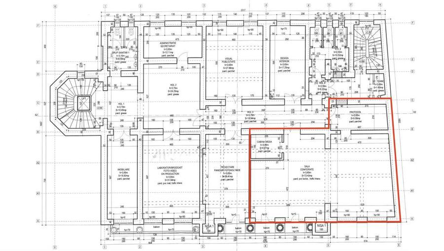 Inchiriere spatiu birouri ultracentrale, cladire unica 118mp Cuza Voda - 10