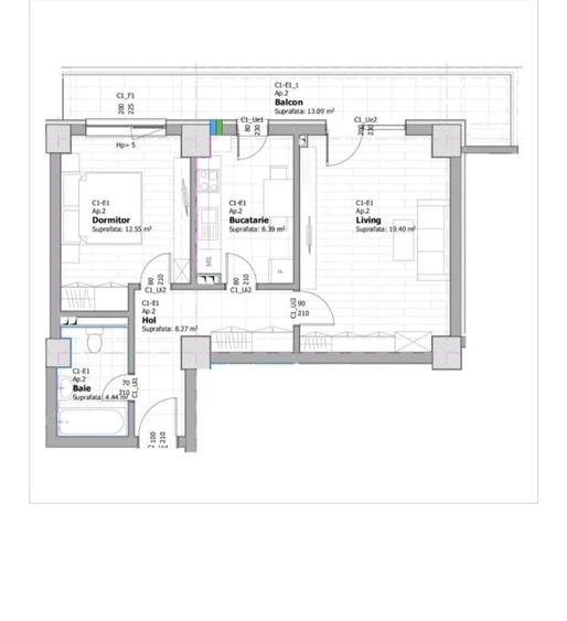 Apartament cu 2 camere, finisaje moderne, bloc nou - semicentral - 5