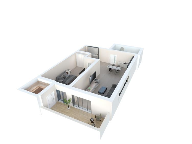 Apartament 2 camere 43 mp, balcon, lift, parcare | Comision 0% - 3