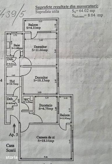 Gara - Abator, 3 Camere, Etaj 1, Decomandat, Centrala Pe Gaz - 1