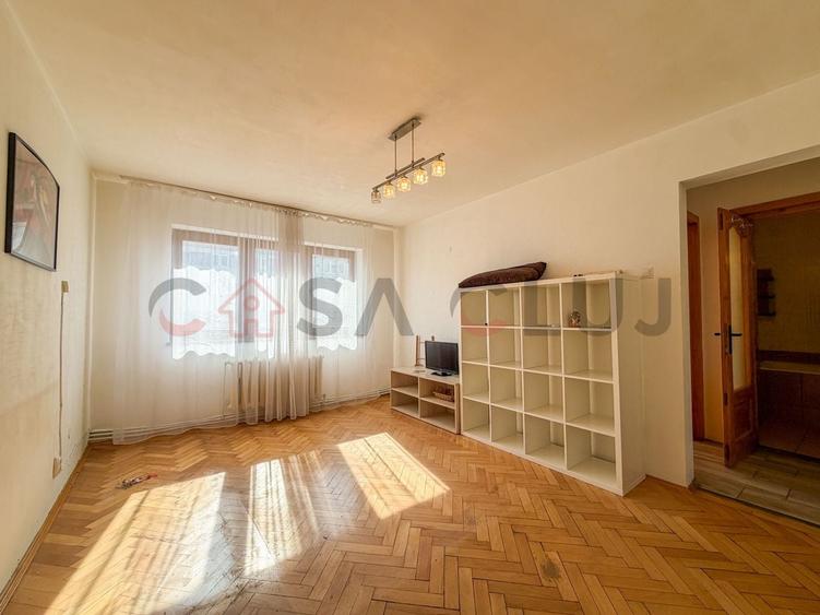 Apartament cu 3 camere semidecomandat, mobilat în Grigorescu