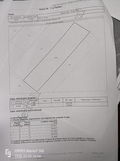 Teren de vanzare -Reghin - Vasile L. Pop  1000 mp - 2