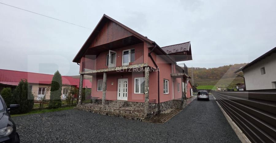 Casa complet mobilata ?i utilata, garaj dublu, curte spa