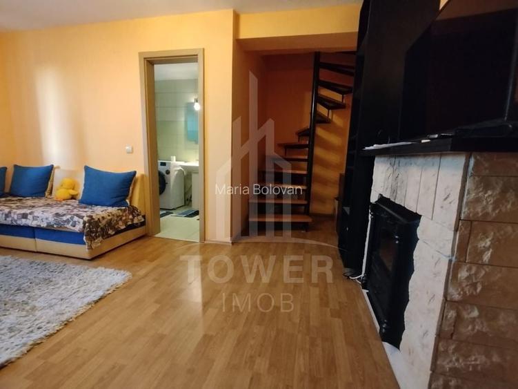 Apartament mansardă 3 camere de vânzare – zona Ștefan cel Mare – 61 mp utili
