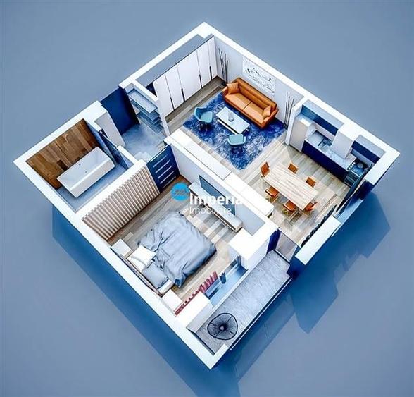 Apartament 2 camere, 53Mp Bucium - Visani - 2